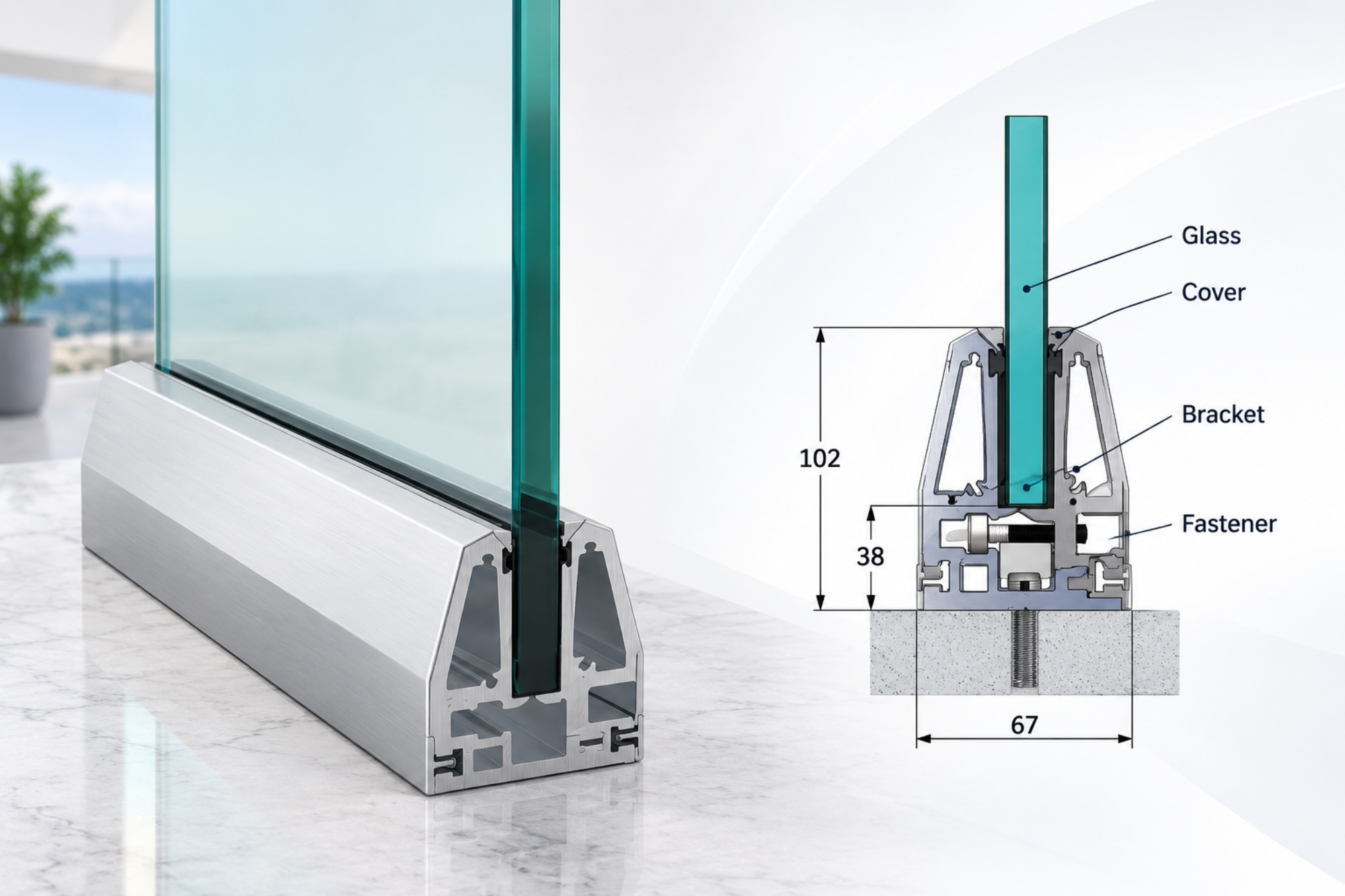 HENCO HB 03 Step Bracket and Cover